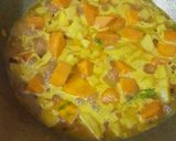 A picture of step 3 of Chole Potato Pumpkin sabji.