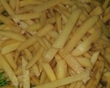 A picture of step 1 of Chips and egg sauce.
