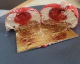 Une image de l'étape 6 de Entremet de St Valentin Fraise - Yaourt.