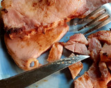 Foto del paso 4 de la receta: Arroz frito con chuleta de cerdo ahumada y toque Barbacoa