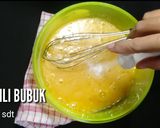 Foto langkah ke 2 dari resep Cake teflon chocolatos tanpa mixer.