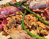 Foto del paso 10 de la receta: Arroz integral con conejo y gambones