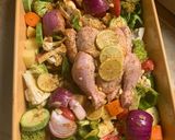 صورة لخطوة 4 من وصفة صينية الدجاج والخضار بالفرن 🥘