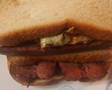 A picture of step 7 of Smoked Sausage and Egg Sandwich.