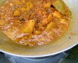 A picture of step 6 of Potato, Dry Yellow Peas Curry (Aloo, Yellow Matar Subzi).
