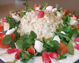 Foto del paso 6 de la receta: Ensalada de pavo con salsa