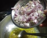 A picture of step 2 of Keema Gobhi.