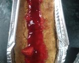 A picture of step 7 of Hotdog shaped cake with strawberry jello.