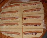 Sütős kelt tésztás hot-dog recept fázis 4 fotója