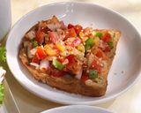 Hình bước làm 2 của món Bruschetta