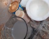 A picture of step 1 of Simple Coconut Drink.
