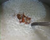 A picture of step 4 of Sabudana kheer.