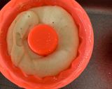 A picture of step 5 of Farali mini bundt cake.