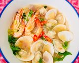 Hình bước làm 2 của món Bún thái tôm nghêu