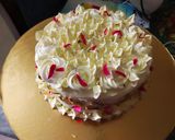 रस मलाई केक (ras malai cake recipe in hindi) रेसिपी चरण 6 फोटो