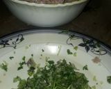A picture of step 1 of Peshawri chappli kbab.