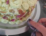 A picture of step 11 of Rasmalai Cake (eggless).