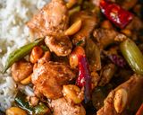 A picture of step 3 of Kung Pao Chicken 🌶️🥡🍗.