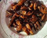 A picture of step 4 of Shiitake Mushroom Stir Fry.