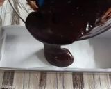 Foto langkah ke 6 dari resep Brownies Fudgy & Shiny Crust | tanpa mixer hanya 2 telur.