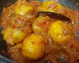 A picture of step 9 of Bengali Alur Dom With Luchi (veg sabzi and luchi).