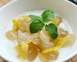 Hình bước làm 2 của món Sữa chua hạt đác rim thơm 🍧🍨