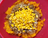 Foto del paso 2 de la receta: 🌽 Budín de choclo, calabaza y jamón 🌽 sin harinas 😉
