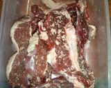 Foto del paso 2 de la receta: Bifes improvisados con papas