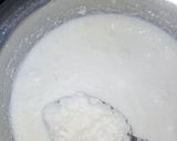 A picture of step 3 of Coconut Squares.