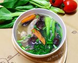 Hình bước làm 3 của món Canh Cải Thìa Nấu Cánh Gà