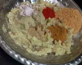 A picture of step 2 of Sweet Potato Tikki Chaat.