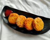 A picture of step 5 of Crispy Corn Cutlet.