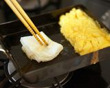 A picture of step 5 of Fluffy Japanese Rolled Omelet with Shirodashi.