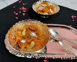 A picture of step 5 of Gajar ka halwa.