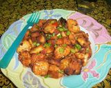 சில்லி பிரட்(bread chilly recipe in tamil) ரெசிபி ஸ்டேப் 10 புகைப்படம்