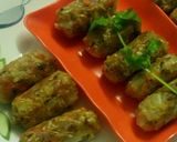 A picture of step 5 of Vegetable sausage.
