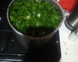 A picture of step 3 of Steamed spinach.