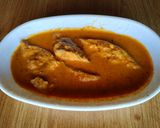 A picture of step 7 of Fish curry (black pomfret).