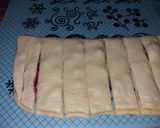 Citromkrémes, gyümölcsös virág recept fázis 4 fotója