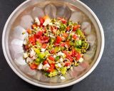 प्रोटीन से भरपूर अंकुरित साबुत मूंग सलाद (Sprout whole moong salad Recipe In Hindi) रेसिपी चरण 4 फोटो