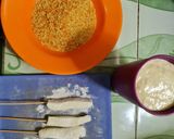 Foto langkah ke 4 dari resep Mozzarela Corndog.