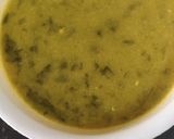 A picture of step 14 of Palak kadhi.