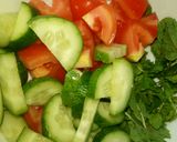 Hình bước làm 3 của món Salad Hy Lạp - Greek Salad