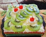 Foto langkah ke 8 dari resep Rainbow Cake.