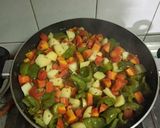 A picture of step 13 of Dry Mixed Vegetable.