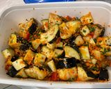Une image de l'étape 10 de Aubergines, carottes et tomate au four.