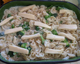 Foto del paso 7 de la receta: Fideos gratinados en salsa de brócoli 🥦 y pollo 🍗