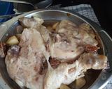 Foto langkah ke 10 dari resep Ayam Kurma Apel Oven dan Kentang Karamel.