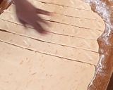 A picture of step 4 of Carrot chapati.