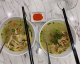 Hình bước làm 4 của món Miến Đùi Gà Xé